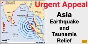 Asia Earthquake and Tsunamis Relief