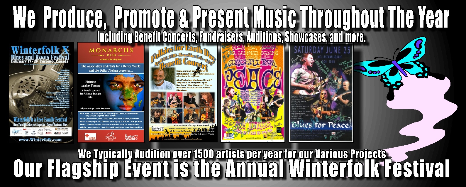 Click on Image to See Listings on Recent Live Music Presentations